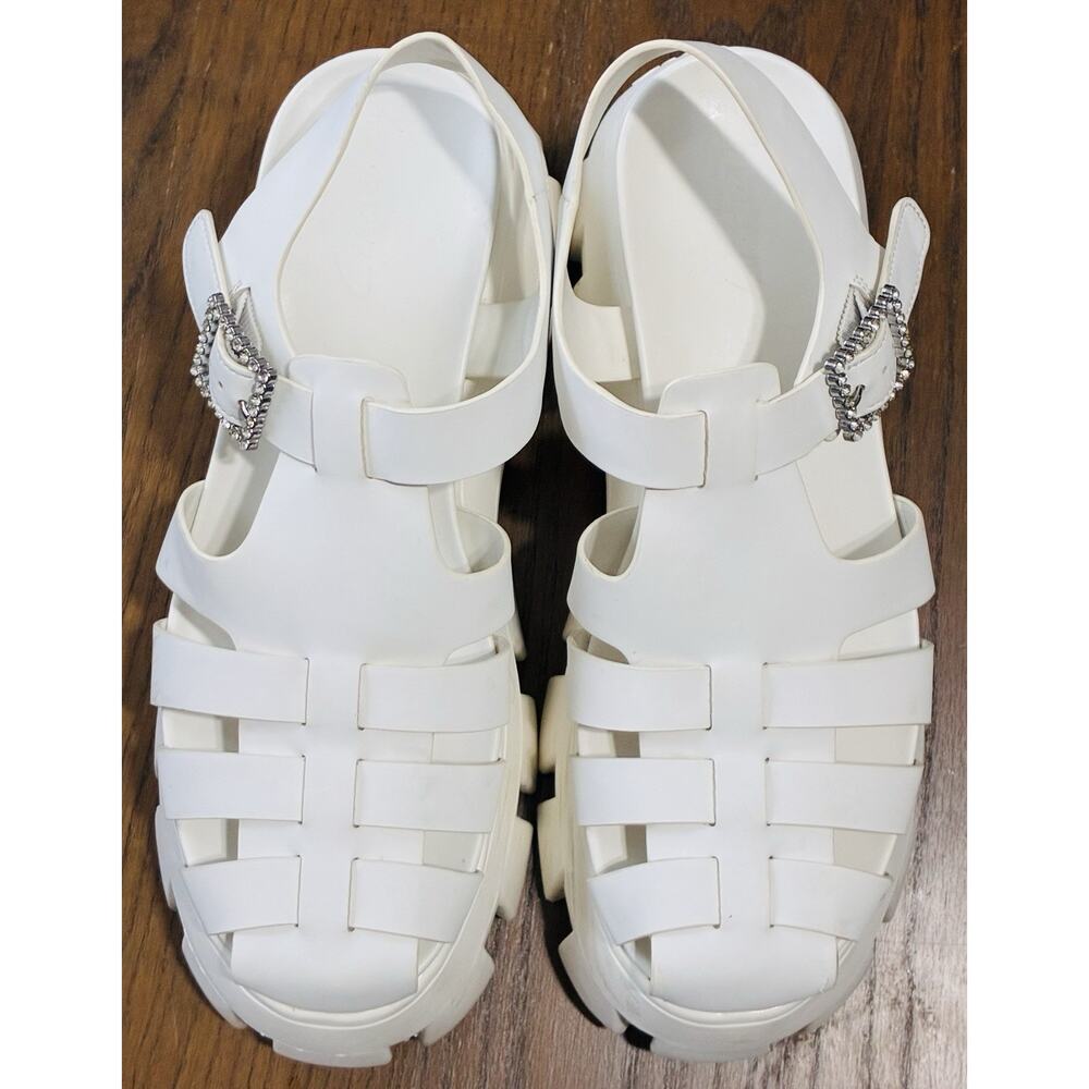 Circus NY by Sam Edelman Women's Alyson Fisherman Sandal, Bright White, 8.5 Shoe - Picture 9 of 9